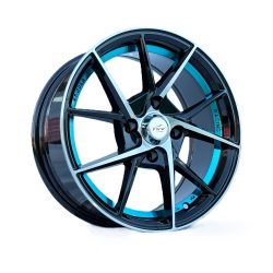 رینگ اسپرت FW طرح BLUE UNDER CUT سایز 15 اینچ بسته 4 عددی